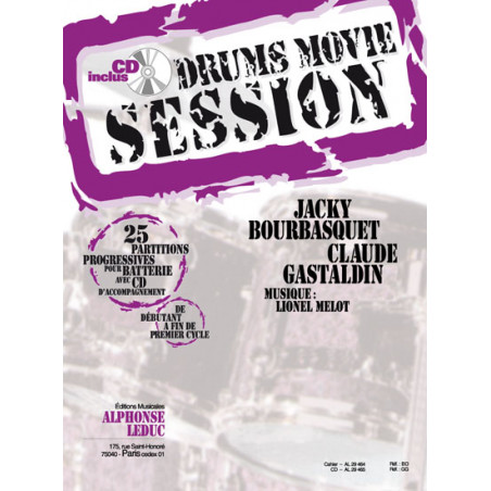 Drums Movie Session 25 - Jacky Bourbasquet, Gastaldin (+ audio)