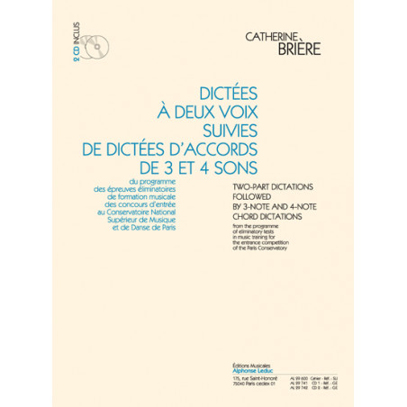 Dictees a 2 Voix... - Catherine Briere