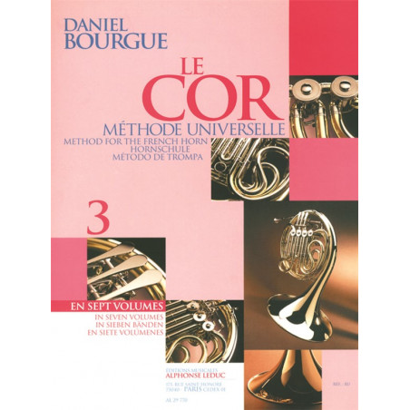 Le Cor Methode Universelle - Vol.3 - Daniel Bourgue