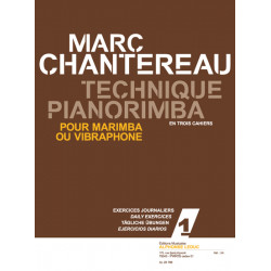 Technique pianorimba (en 3 cahiers) vol. 1 - Chantereau