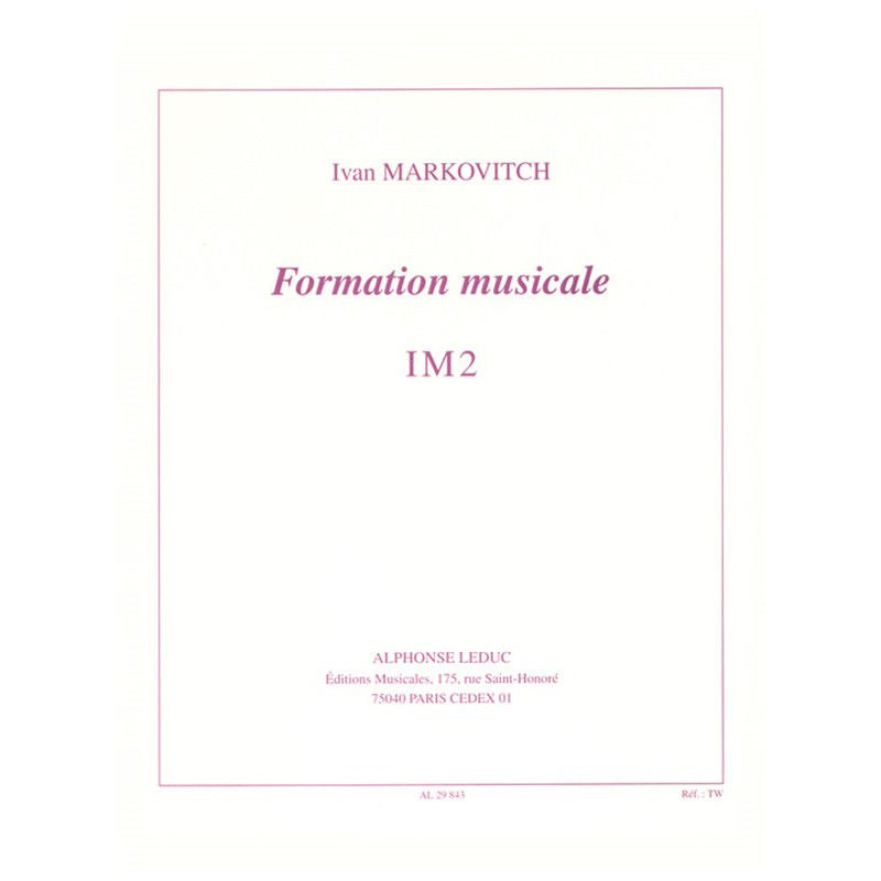 Music Theory (IM2) - Ivan Markovitch