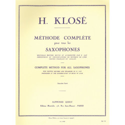 Methode 2 - Hyacinthe-Eléonore Klosé - 2 Saxophones
