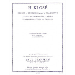 Exercises Journaliers - Hyacinthe-Eléonore Klosé - Clarinette