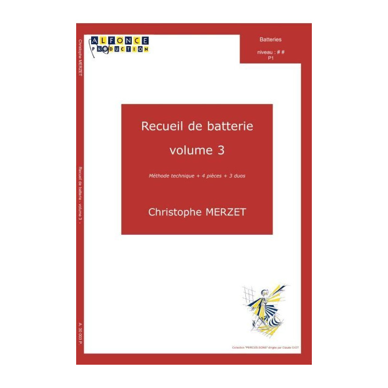 Recueil De Batterie, Volume 3 - Christophe Merzet