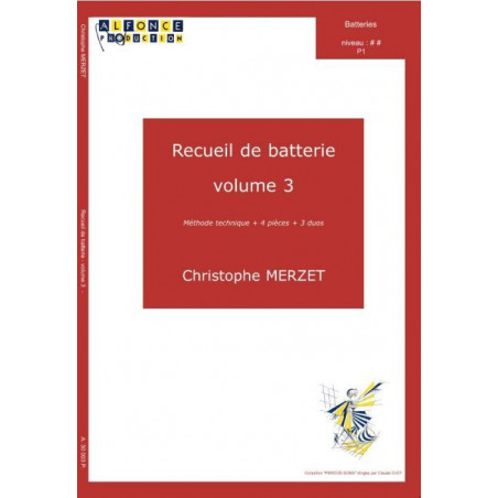 Recueil De Batterie, Volume 3 - Christophe Merzet