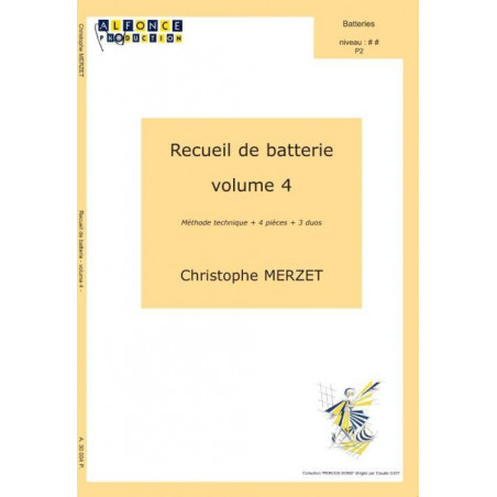 Recueil De Batterie, Volume 4 - Christophe Merzet