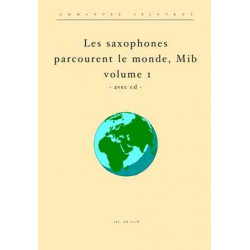 Les Saxophones Mib Parcourent Le Monde Vol.1 - Philippe Velluet, Emmanuel Sejourne (+ audio)