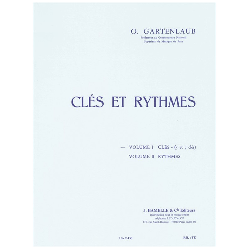 Cles Et Rythmes Volume 1 5 Cles Et 7 Cles - Gartenlaub