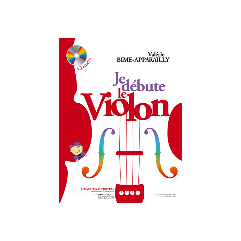 Je Débute le Violon - vol. 1 - Valerie Bime-Apparailly (+ audio)