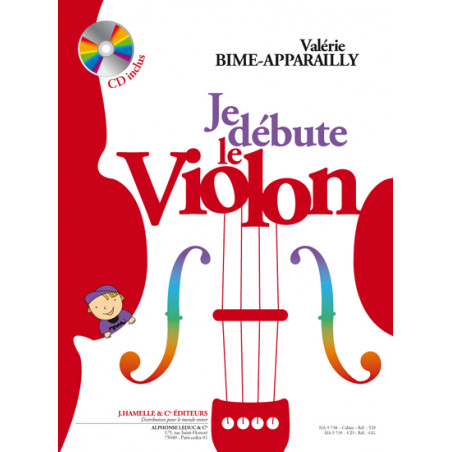 Je Débute le Violon - vol. 1 - Valerie Bime-Apparailly (+ audio)