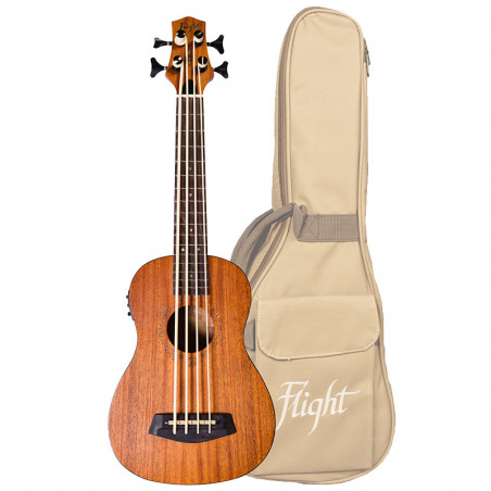 Flight DU-BASS - ukulele basse électro-acoustique (+ housse)