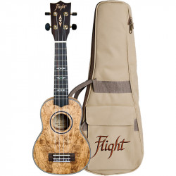 Flight DUS410 - ukulele soprano – Quilted (+ housse)