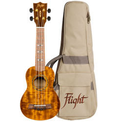 Flight DUS445 - ukulele Soprano Acacia (+ housse)