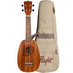Flight NUP310 Pineapple - ukulele - Sapele