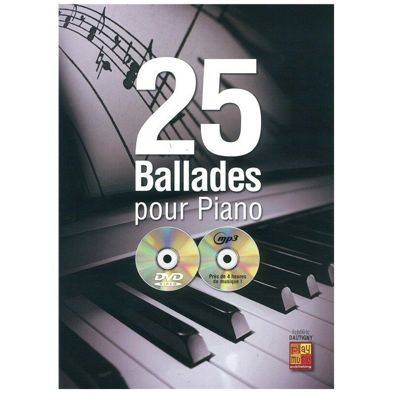 25 Ballades Pour Piano (+ audio)