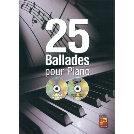 25 Ballades Pour Piano (+ audio)