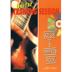 Guitar Training Session : Solos & Impros Rock Tab (+ audio)