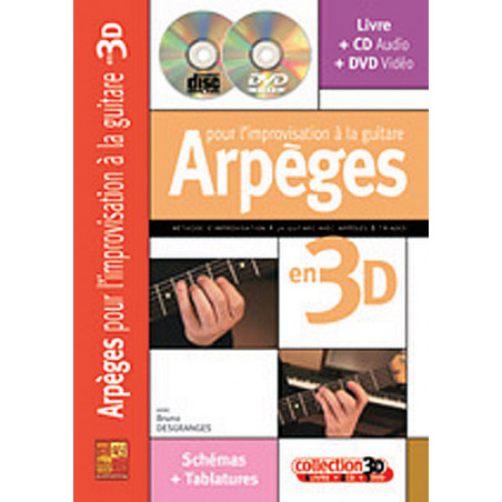 Arpeges Improvisation Guitare 3D - Bruno Desgranges (+ audio)