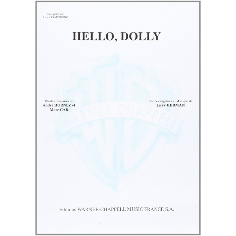 Hello Dolly -  Armstrong (+ audio)