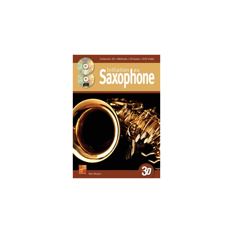 Initiation Saxophone 3D - Manu Maugain (+ audio)