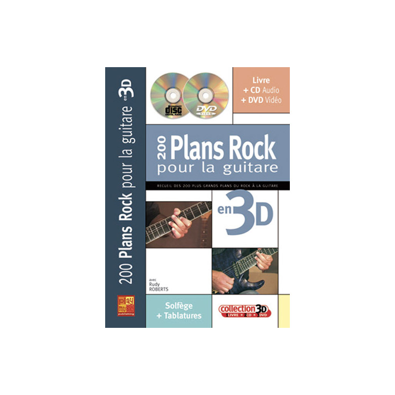 200 Plans Rock En 3D - Rudy Roberts (+ audio)
