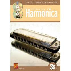 Initiation à l'Harmonica en 3D - Gleg Zlap (+ audio)