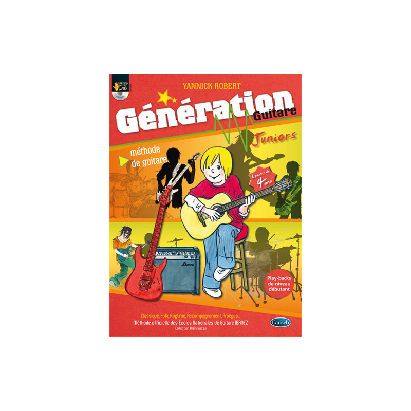 Génération Guitare Junior  - Yannick Robert (+ audio)