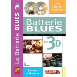 Batterie Blues En 3D Drums - Eric Thievon (+ audio)