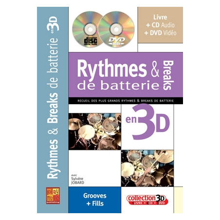 Rythmes Breaks Batterie 3D - Jobard Silver (+ audio)