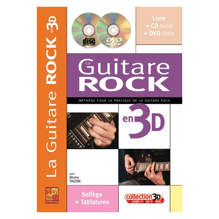 Guitare Rock En 3D Guitar - Bruno Tauzin (+ audio)