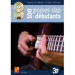 100 Grooves En Slap Pour Debutants En 3D - Bruno Tauzin (+ audio)