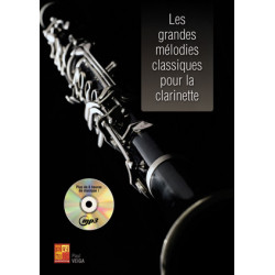 Grandes Melodies Classiques - Paul Veiga (+ audio) – Clarinette