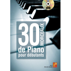30 Morceaux De Piano Pour Debutants - Sebastia Minvielle (+ audio)