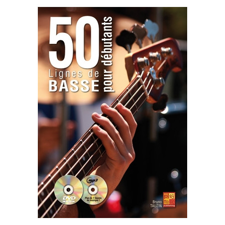 50 Lignes De Basse Pour Debutants Bass Guitar - Bruno Tauzin (+ audio)