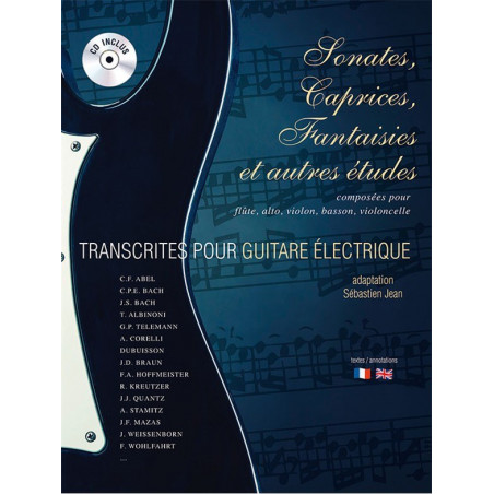 Sonates Caprices Fantaisies et Autres Etudes - Jean Sebastien (+ audio)
