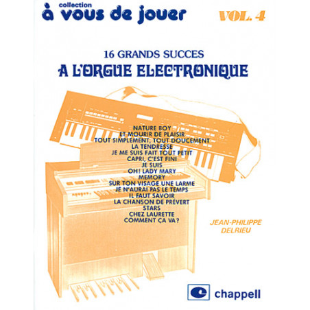A Vous de Jouer à l'Orgue Electronique Vol. 4 - Jean-Philippe Delrieu