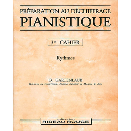 Préparation Au Déchiffrage Pianistique - 3 - Odette Gartenlaub