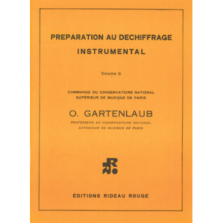 Préparation au déchiffrage instrumental - Vol D - Odette Gartenlaub