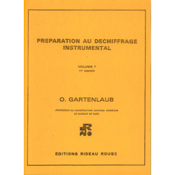 Préparation au déchiffrage instrumental-Vol F 1 - Odette Gartenlaub