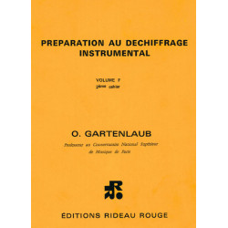 Préparation au déchiffrage instrumental-Vol F 2 - Odette Gartenlaub