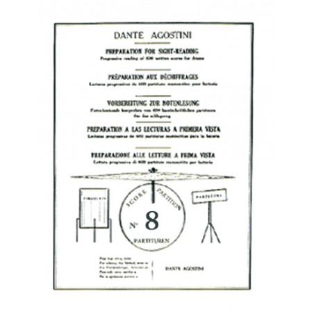 Préparation au déchiffrage - Volume 8 - Dante Agostini