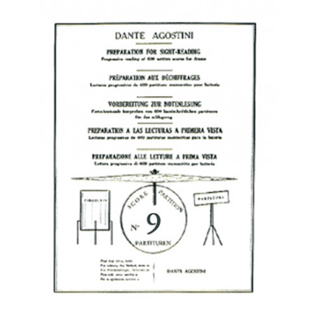 Préparation au déchiffrage - Volume 9 - Dante Agostini