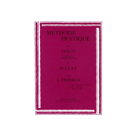 Méthode d'après Mazas Vol.1 - E. Thibaux
