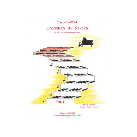 Carnets de notes Vol.1 - Claude Pascal