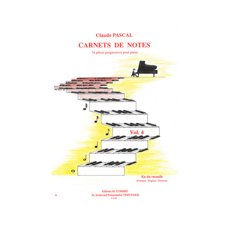 Carnets de notes Vol.4 - Claude Pascal