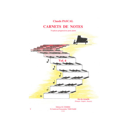 Carnets de notes Vol.6 - Claude Pascal