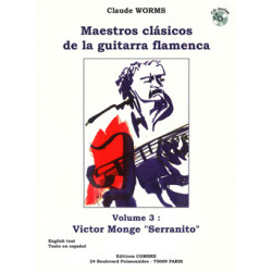 Maestros clasicos de la guitarra flamenca Vol.3 - Claude Worms (+ audio)