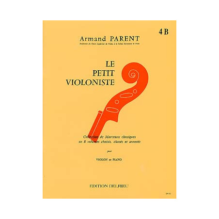 Le petit violoniste Vol.4B - Armand Parent