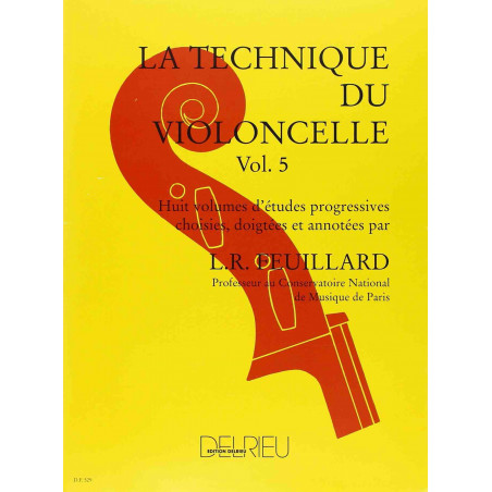 Technique du violoncelle Vol.5 - Louis R. Feuillard