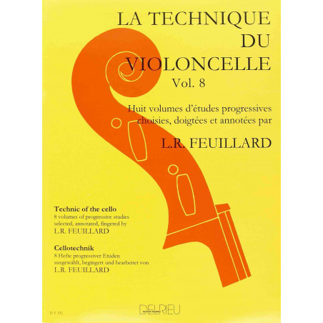 Technique du violoncelle Vol.8 - Louis R. Feuillard